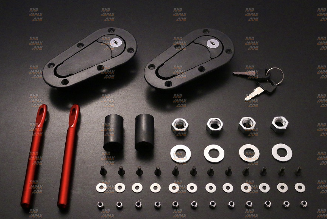D-Max D1 Spec Bonnet Cooling Hood FRP with Bonnet Lock Pin Set